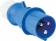 Fiche mâle CEE 16A/230V