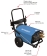 Nettoyeur HP eau froide 380V 21 l/min 150 bar avec flexible 20m