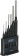 Chasse-goupilles 2, 3, 4, 5, 6, 8mm de 115 à 200mm - présentoir de 6 pcs
