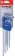Clés mâles coudées Torx® extra longues magnétiques de T10 à T50 - étui pivotant de 9 pcs sur carte
