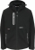 Veste respirante Softshell doublée noire avec capuche L