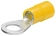 Cosses à oeil isolées jaune Ø 6mm / 4,0-6,0mm² - lot de 100 pcs