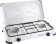 Réchaud à gaz 2 feux avec couvercle 1200/1400W