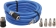 Rallonge tuyau air comprimé raccords rapides 20 bar 8x14mm 5m avec 5 raccords rapides