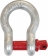 Manille lyre avec axe vissé à œil 13mm 1,5T grade 80 - carte