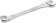 Clé polygonale double ouverte taille 19x22mm