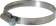 Collier à crémaillère acier inox 12mm de 60 à 80mm