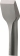 Burin plat SDS+ Larg 80mm long 200mm- Clip attache de 1 pièce