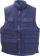 Gilet sans manche avec protège reins bleu S