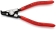 Pince pour circlips extérieurs Arbre coudée à 90° de 3 à 10mm - Gainage PVC