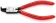Pince pour circlips intérieurs Alésage 8 à 13mm - 130mm à 90° - Gainage PVC