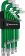 Clés mâles coudées Torx® longues magnétiques de T10 à T80 - étui pivotant de 13 pcs