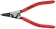 Pince pour circlips extérieurs Arbre de 3 à 10mm - Gainage PVC - 140mm