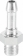 Jonction filetage cylindrique mâle 1/4" - 1 gorge - lot de 2 pcs