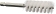 Brosse goupillon nylon 19mm - lot de 10 pcs