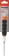 Chasse-goupille 5x200mm avec manche mousse - carte