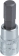 Douille tournevis 1/4" avec embout 37mm hexagonal 7mm