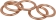 Joint de bouchon de vidange métalloplastique 12x18x2mm - lot de 100 pcs