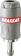 Raccord rapide femelle passage d'air 6mm pour tuyau de 6mm - blister