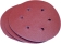 Disque abrasif velcro 150mm grain 80 - lot de 10 pièces