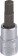 Douille tournevis 1/4" avec embout 37mm hexagonal 6mm