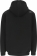 Gilet à capuche poches zippées - noir M