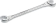 Clé polygonale double ouverte taille 17x19mm