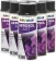Peinture RAL 9017 brillant noir - lot de 6 aérosols de 400ml