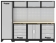 Mobilier d'atelier 4 éléments hêtre