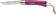 Couteau N°7 aubergine avec lien en cuir