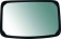 Coupelle de rétroviseur 245x160mm fixation 14/20mm - blister de 1 pc