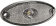 Feu de position LED 12V ovale blanc