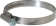 Collier à crémaillère acier inox 12mm de 50 à 70mm