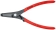 Pince circlips extérieurs reglable coudée a 90° de 40 a 100mm
