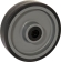 Roue nylon et santoprène alésage billes D100mm