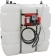 Cuve de stockage fuel PEHD 1500L DP avec kit station gasoil 230V 60 l/min, pistolet automatique, compteur, filtre - Usage intérieur