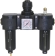 Filtre à air/régulateur/lubrificateur femelle 3/8" avec manomètre