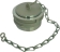 Bouchon aluminium à verrou et chaînette DN 50mm