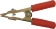 Pince laiton mors plat rouge 250A 143mm