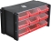 Module de rangement 9 boîtes à bec 102x170x50mm avec vitre transparente