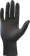 Gants jetables ambidextres nitrile biodégradable 240mm 0,10mm noir T9 - Boîte de 100 pcs