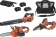 Pack 20V souffleur de jardin, élagueuse sur batterie - 10cm, tronçonneuse - 2 batteries Li-ion 4Ah - 1 batterie Li-ion 2Ah