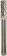 Fraise métallique cylindrique sur tige 6mm