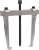 Extracteur 2 griffes intérieur/extérieur 60 à 195mm 10T