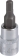 Douille tournevis 1/4" avec embout 37mm hexagonal 4mm