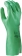 Gants chimiques 100% enduit nitrile floqué biodégradable 355mm vert 0,38mm T11