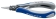 Pince de préhension de précision - Becs ronds - 130mm - Gainage bi-matière