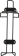 Support métal pour extincteur Ø 160mm