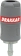 Raccord rapide femelle passage d'air 8mm pour tuyau de 8mm - blister