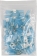 Cosse à fourche isolée thermorétractable bleue M5 - lot de 50 pcs